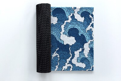 Paillasson extérieur Vague japonaise
