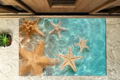 Paillasson extérieur Étoile de mer dans l'eau