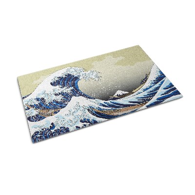 Paillasson extérieur Tsunami de kanagawa