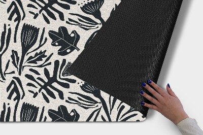 Paillasson extérieur Flore abstraite