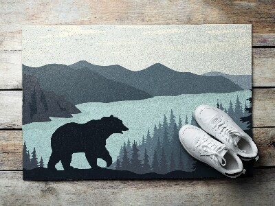 Paillasson extérieur Un ours dans la nature
