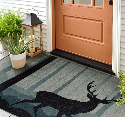 Paillasson extérieur Un cerf dans la forêt