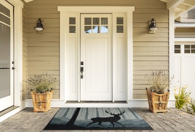 Paillasson extérieur Un cerf dans la forêt