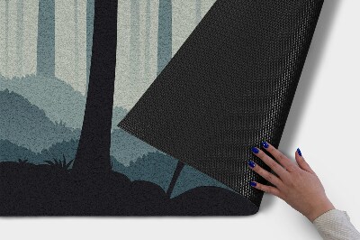 Paillasson extérieur Un cerf dans la forêt