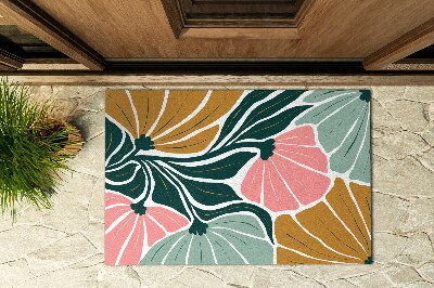 Paillasson extérieur Fleurs géométriques