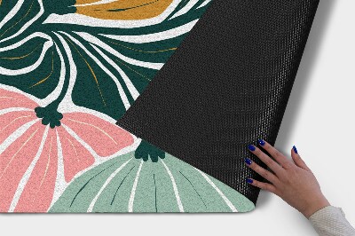 Paillasson extérieur Fleurs géométriques