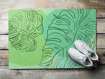 Paillasson extérieur Feuilles de monstera
