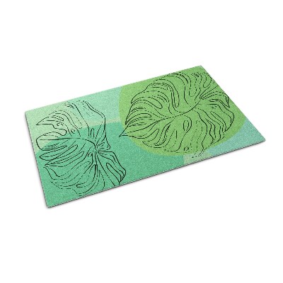 Paillasson extérieur Monstera vert