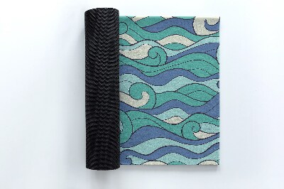 Paillasson extérieur Vague de la mer