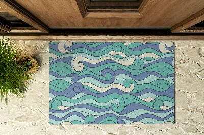 Paillasson extérieur Vague de la mer