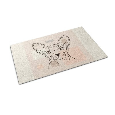 Paillasson extérieur Chat sphynx