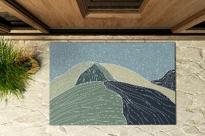 Paillasson extérieur Paysage géométrique