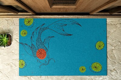 Paillasson extérieur Carpes koi