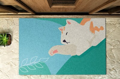 Paillasson extérieur Chaton joueur