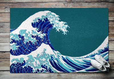 Paillasson extérieur Vague de la mer