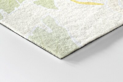 Paillasson extérieur Chrysanthèmes jaunes