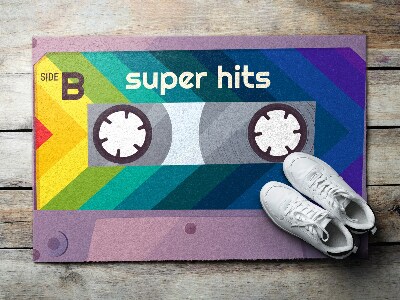 Paillasson extérieur Cassette retro super hits