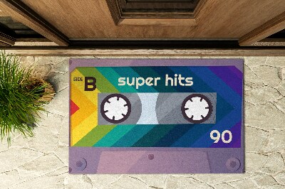 Paillasson extérieur Cassette retro super hits
