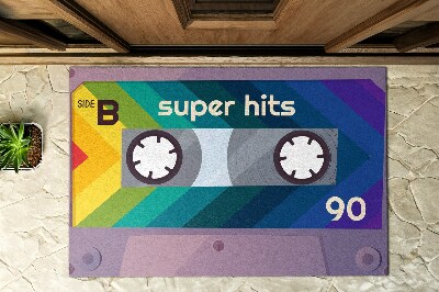 Paillasson extérieur Cassette retro super hits