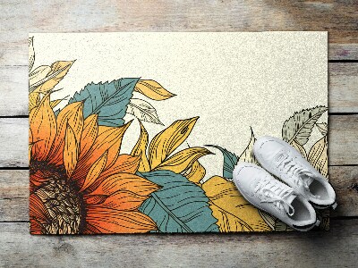 Paillasson extérieur Flore du tournesol