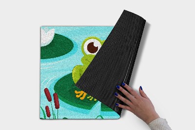 Paillasson extérieur Adorable grenouille amphibie