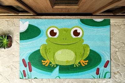 Paillasson extérieur Adorable grenouille amphibie