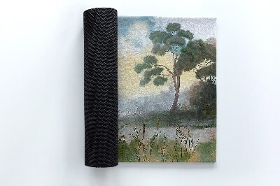 Paillasson extérieur Paysage avec un ruisseau