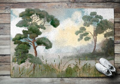 Paillasson extérieur Paysage avec un ruisseau