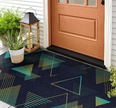 Paillasson extérieur Figures triangulaires