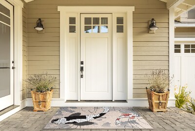 Paillasson extérieur Stock de poissons koi