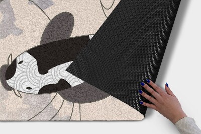 Paillasson extérieur Stock de poissons koi