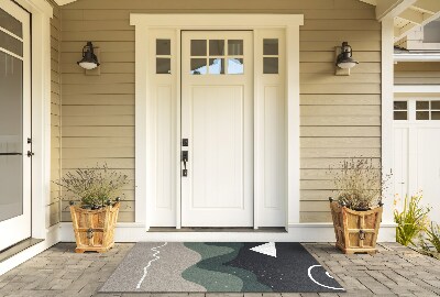 Paillasson extérieur Diagramme géométrique