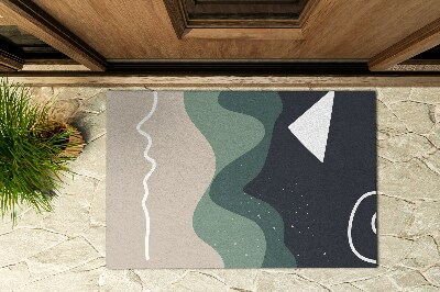 Paillasson extérieur Diagramme géométrique