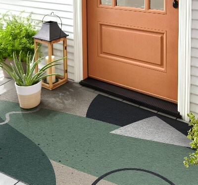 Paillasson extérieur Composition géométrique