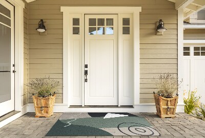 Paillasson extérieur Composition géométrique