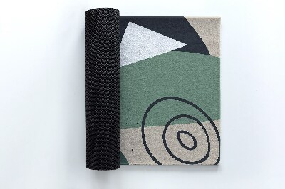 Paillasson extérieur Composition géométrique