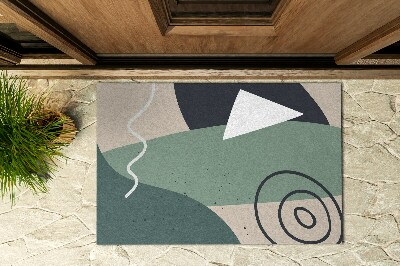 Paillasson extérieur Composition géométrique