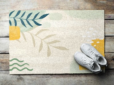 Paillasson extérieur Abstraction végétale