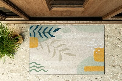 Paillasson extérieur Abstraction végétale