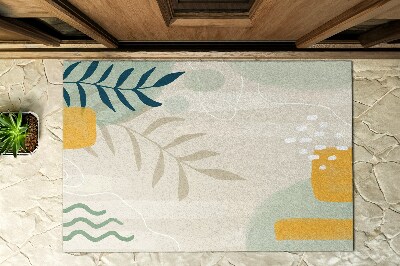 Paillasson extérieur Abstraction végétale