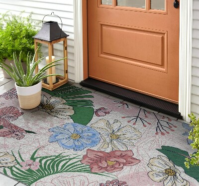 Paillasson extérieur Fleurs colorées