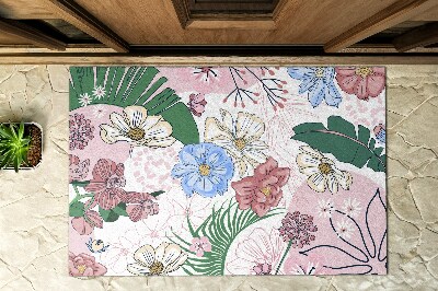 Paillasson extérieur Fleurs colorées