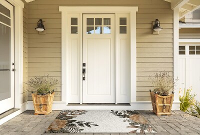 Paillasson extérieur Composition florale