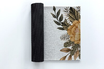 Paillasson extérieur Composition florale