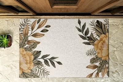 Paillasson extérieur Composition florale