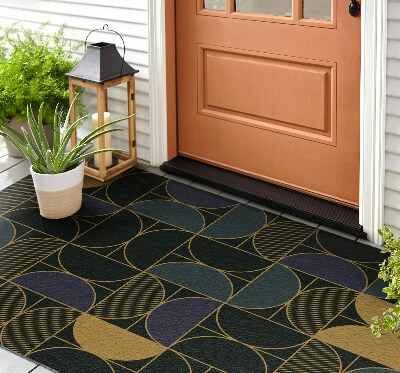 Paillasson extérieur Abstraction art déco