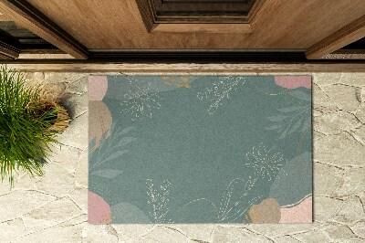 Paillasson extérieur Fleurs minimalistes