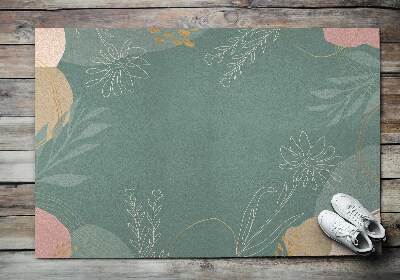 Paillasson extérieur Fleurs minimalistes