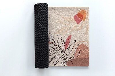 Paillasson extérieur Feuilles géométriques