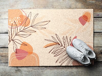 Paillasson extérieur Feuilles géométriques